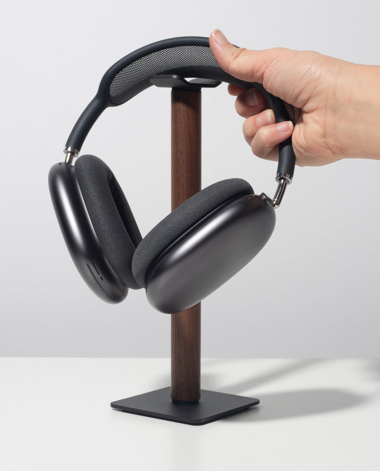 Gather Headphone Stand (1x1 - Black/Walnut)