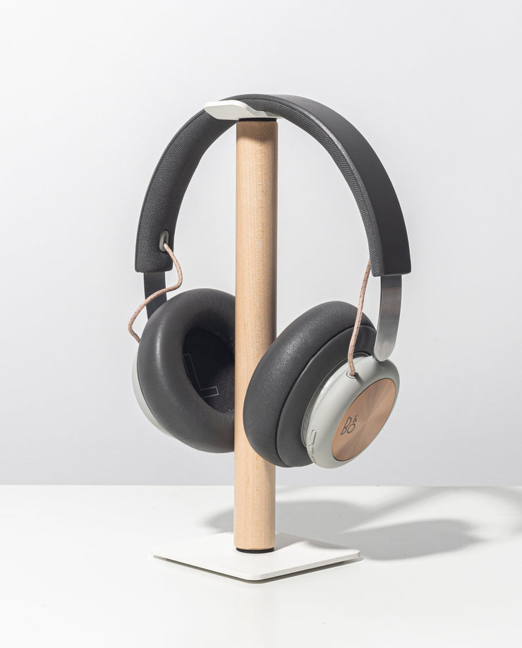 Gather Headphone Stand (White/Maple)