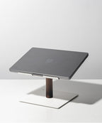 Warehouse Item - Gather Laptop Stand (White/Walnut) Gather Ugmonk