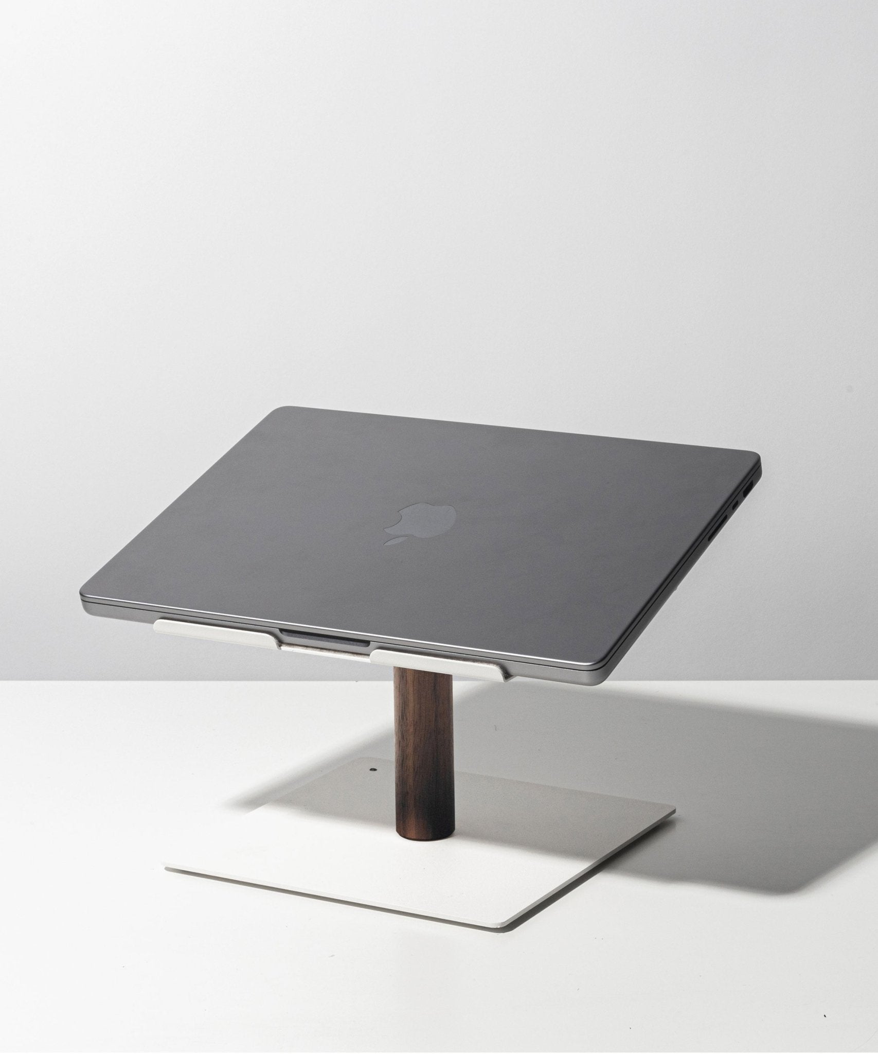 Warehouse Item - Gather Laptop Stand (White/Walnut) Gather Ugmonk