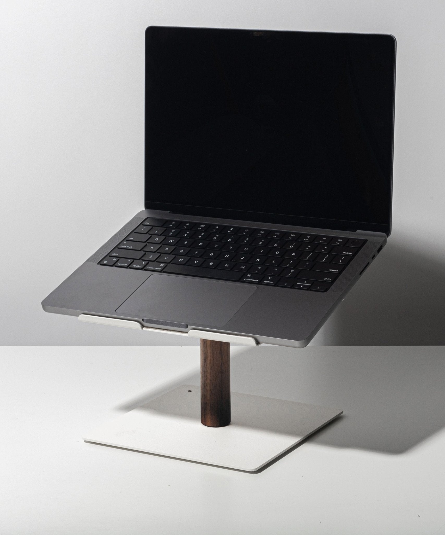 Warehouse Item - Gather Laptop Stand (White/Walnut) Gather Ugmonk