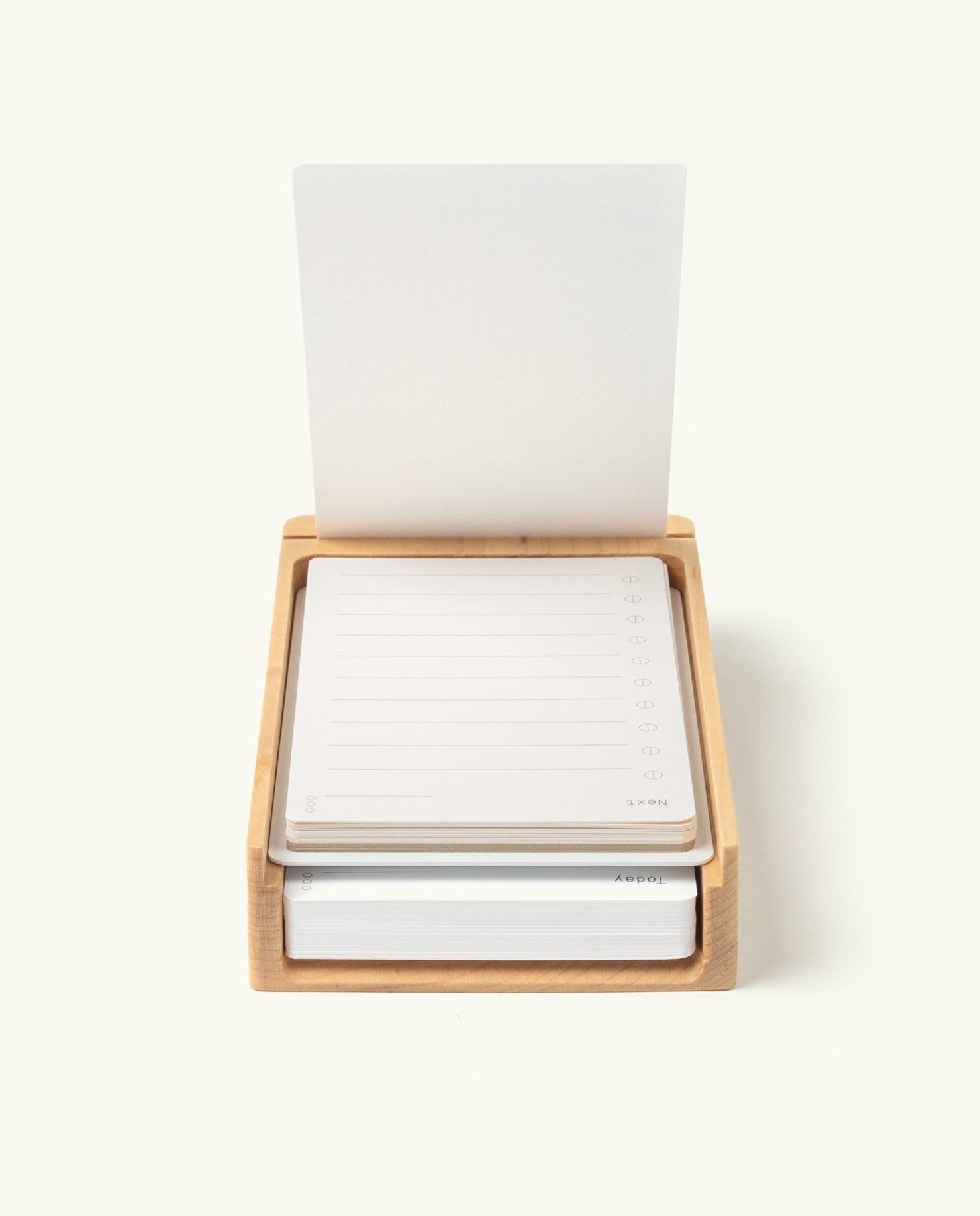 Analog Wood Card Holder (Maple) Ugmonk
