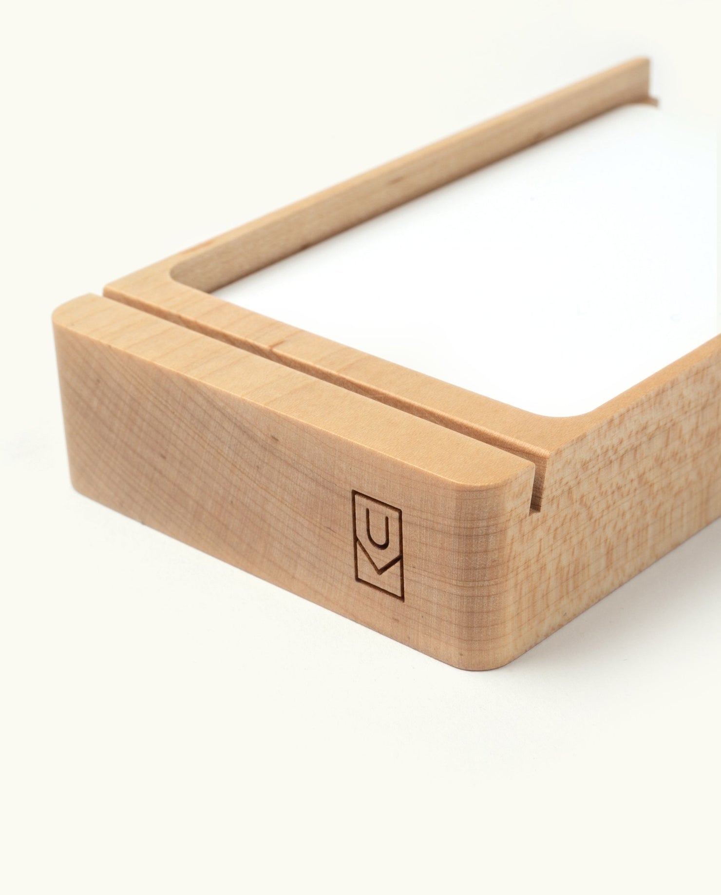 Analog Wood Card Holder (Maple) Ugmonk