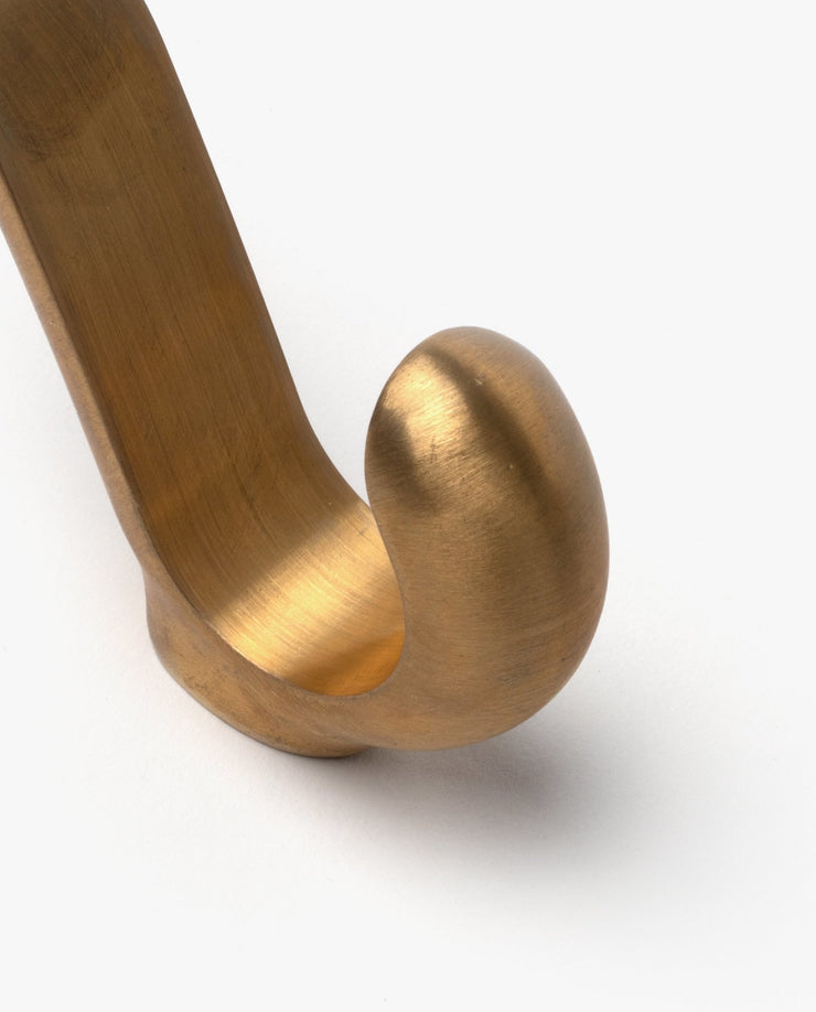 Craighill Hitch Wall Hook - Double (Brass)