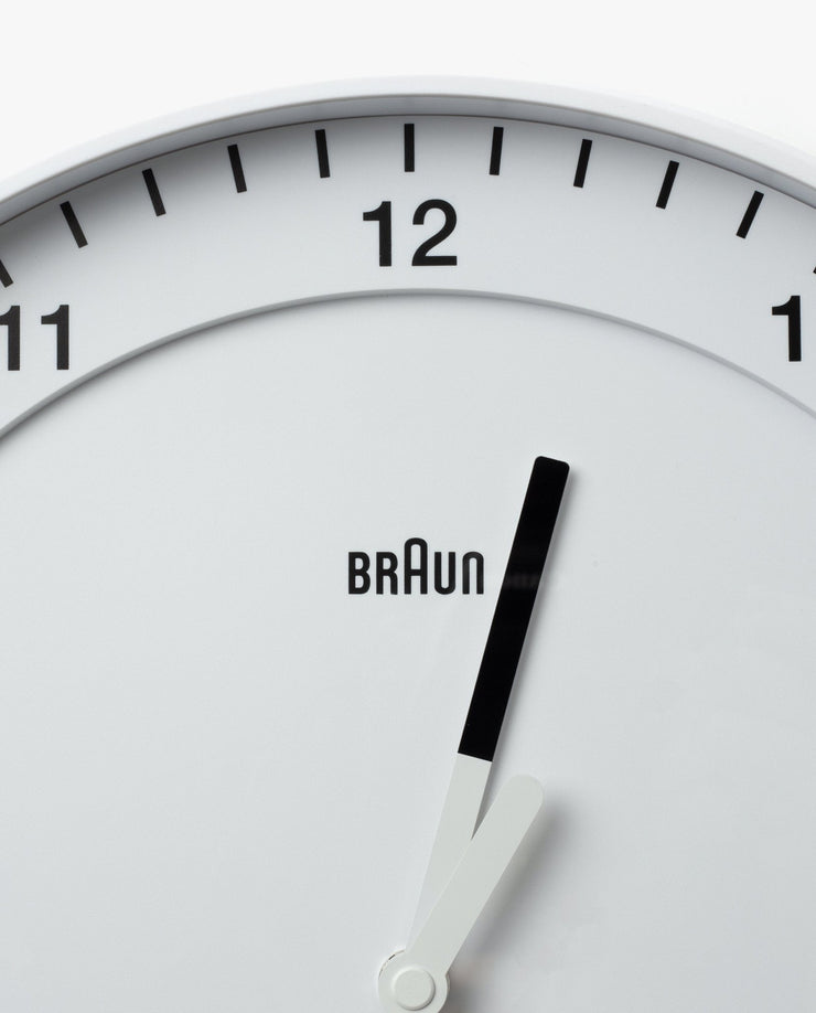 Braun Wall Clock (White) – Ugmonk