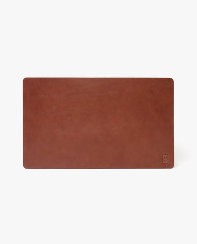 Leather Desk Pad (Ugmonk Logo - Brown)