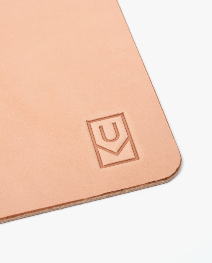 Leather Desk Pad (Ugmonk Logo - Natural)