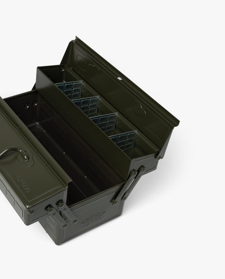 Toyo Steel Cantilever Toolbox ST-350 (Military Green)