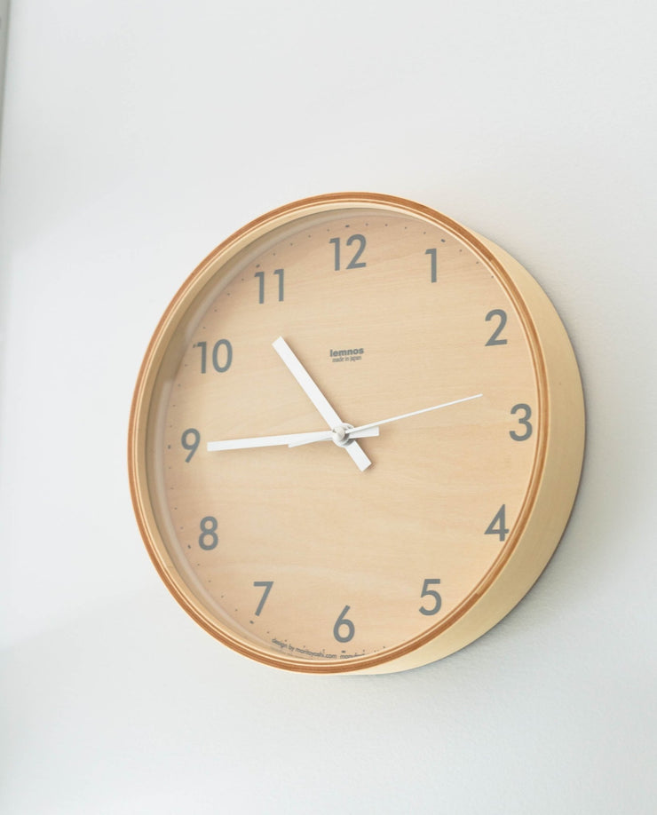 Lemnos Plywood Clock (Wood)