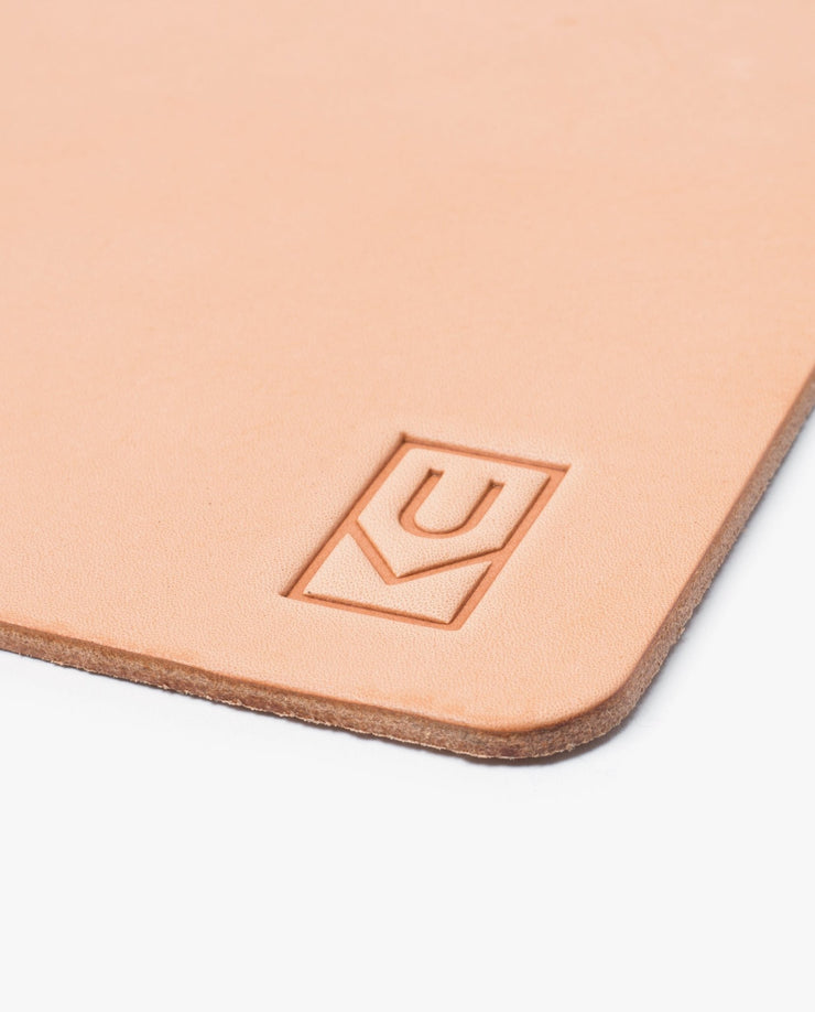 Premium Leather Mousepad (Ugmonk Logo - Natural)