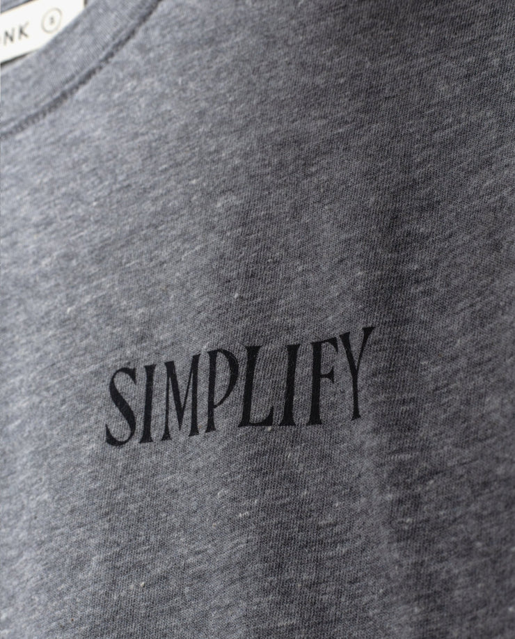 Simplify (Heather Gray Triblend)