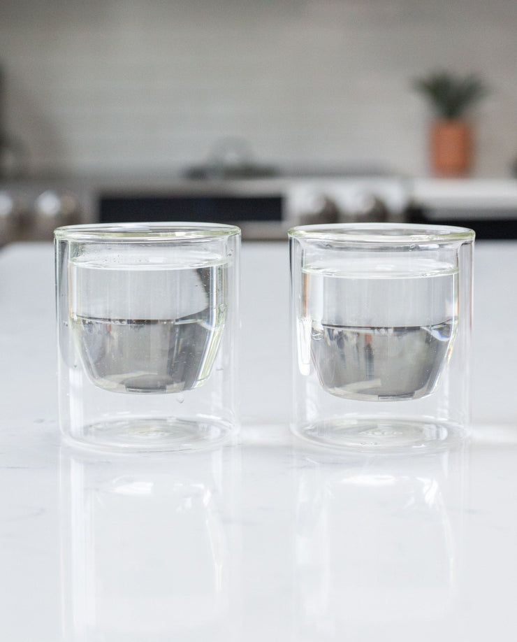 Yield 6oz Double Wall Glasses (Clear - Set of 2)